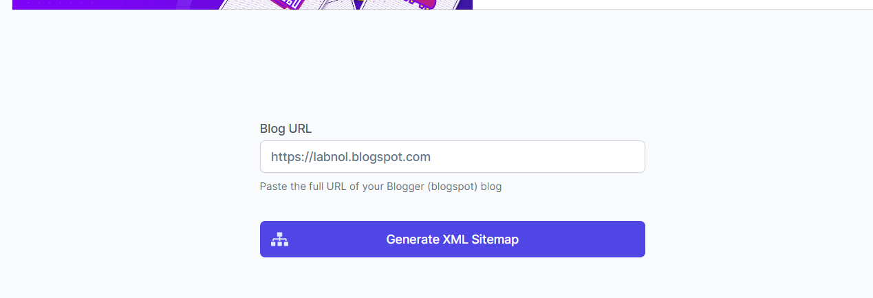 cách tạo sitemap cho blogspot